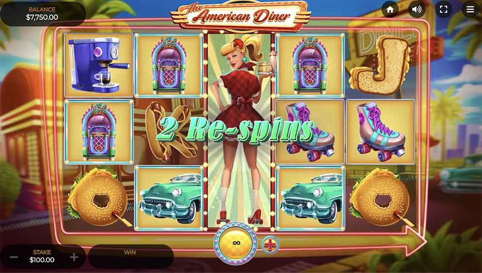 The American Diner slot respins