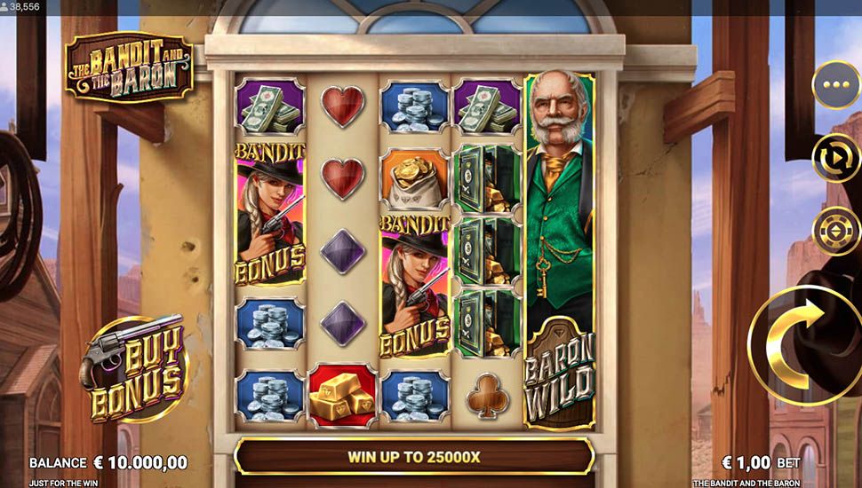 The Bandit and the Baron slot preview