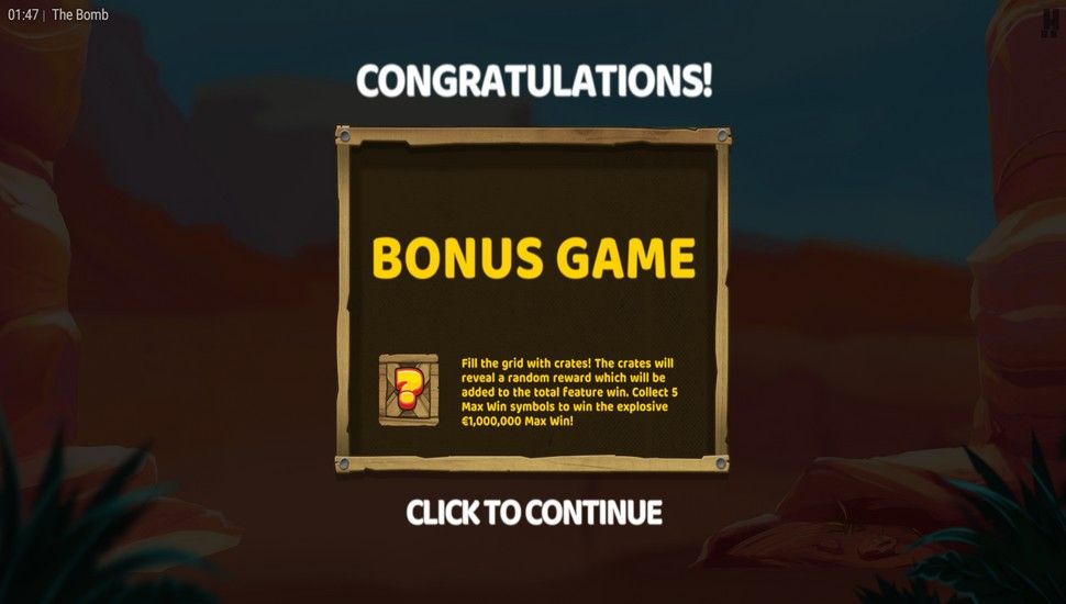 The Bomb Slot - Bonus Game