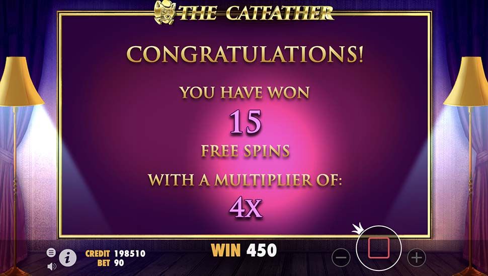 The Catfather slot free spins