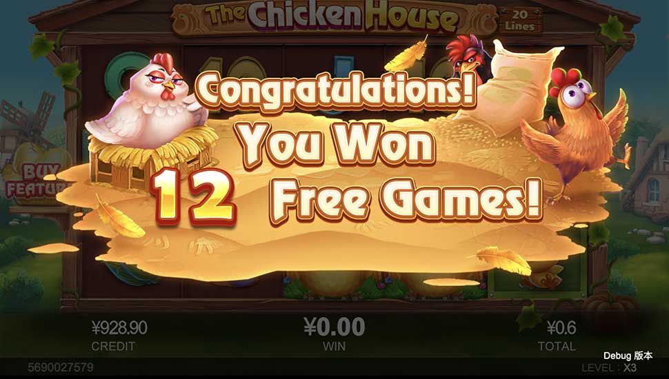 The Chicken House slot free spins