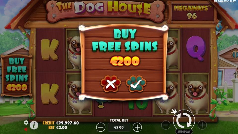 The Dog House Megaways slot Bonus Buy