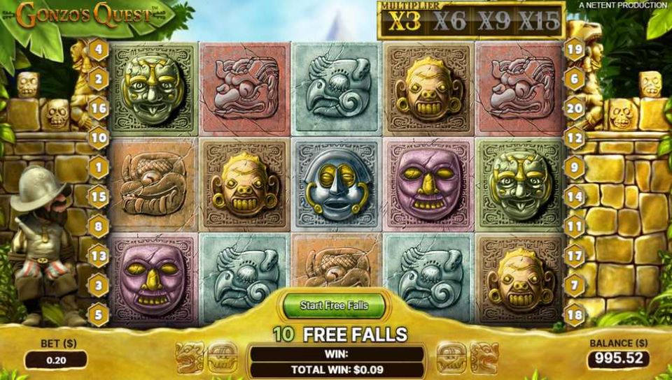 Gonzo's Quest slot Free spins