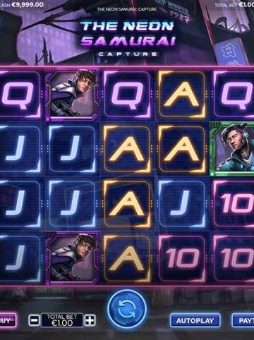 The Neon Samurai Capture slot