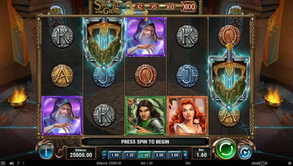 The Sword and The Grail slot mobile