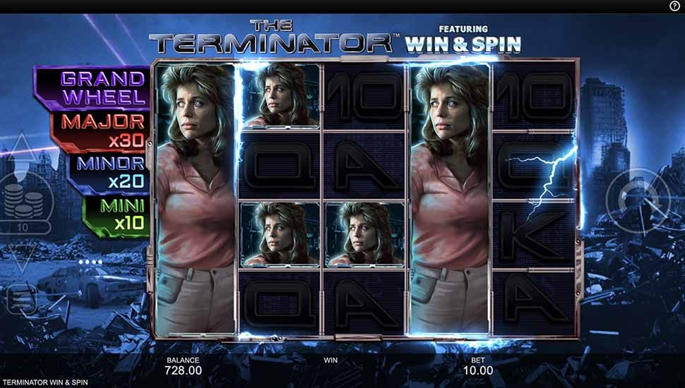 The Terminator Win and Spin slot Base Game Modifier