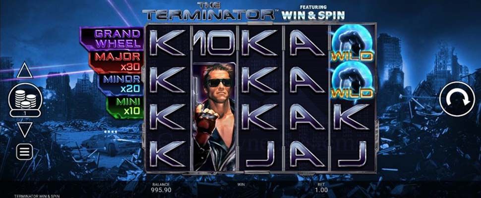 The Terminator Win and Spin slot mobile