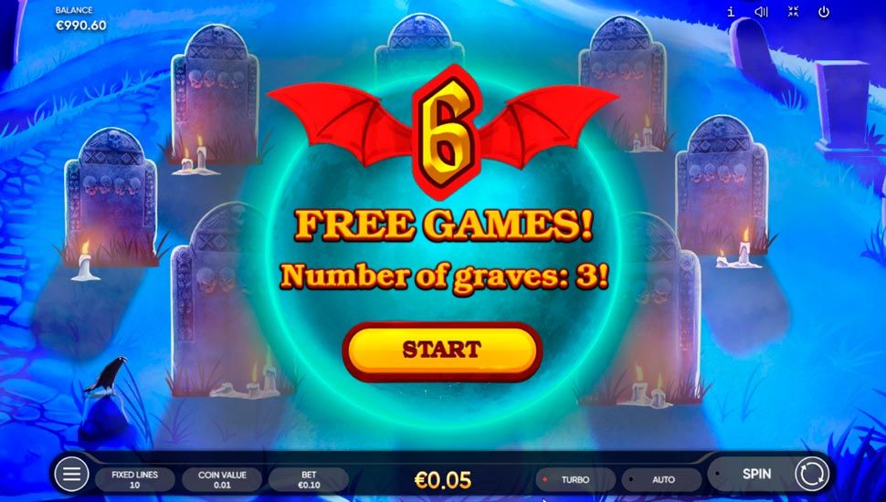 The Vampires II slot Free Spins Big Game