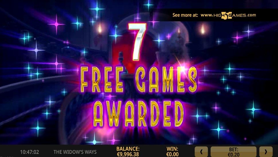 The widow's ways slot - free spins
