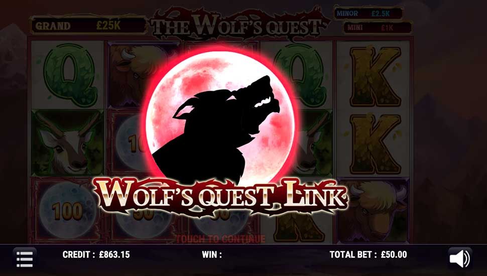 The Wolf's Quest slot Wolf’s Quest bonus