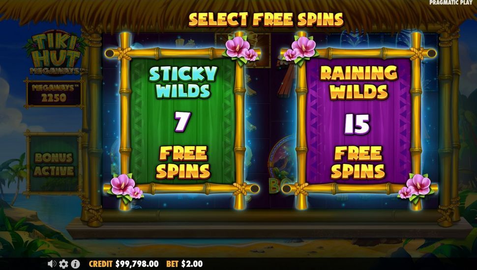 Tiki Hut Megaways slot free spins
