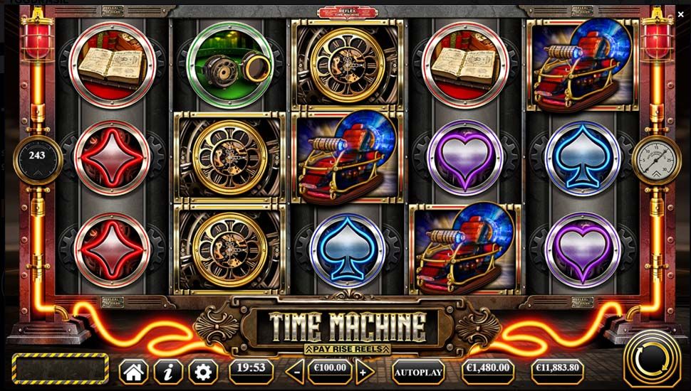 Time Machine Pay Rise Reels Slot