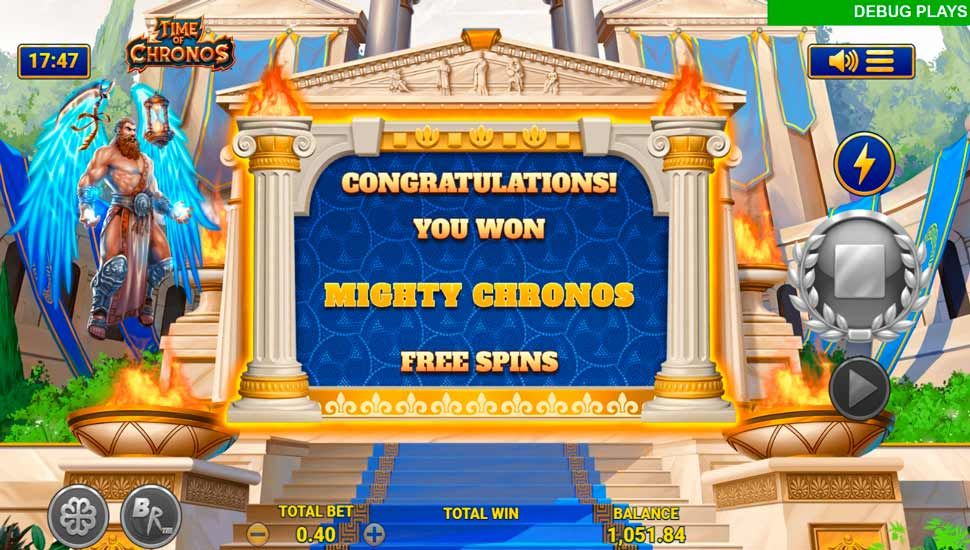 Time of Chronos slot Mighty Chronos Free Spins