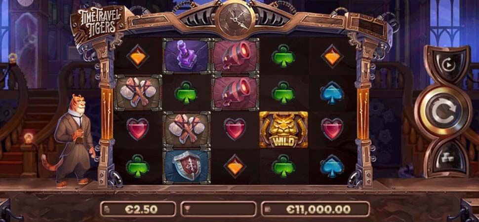 Time Travel Tigers slot mobile