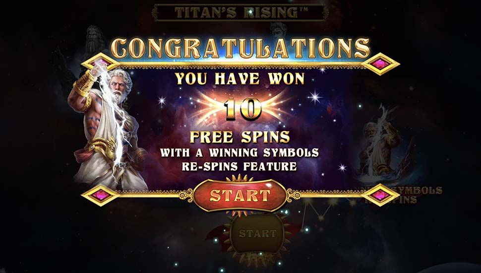 Titans Rising slot free spins