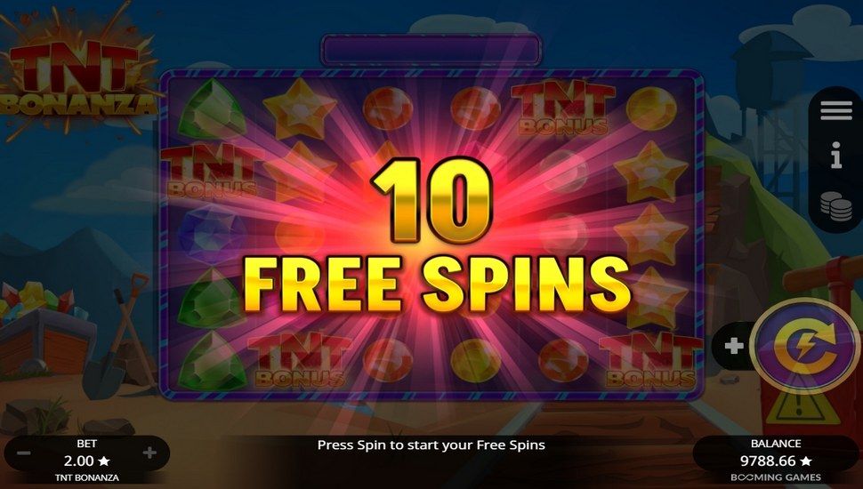 Tnt bonanza slot free spins
