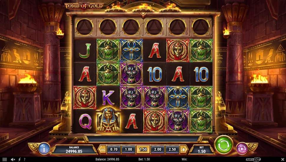 Tomb of Gold slot gameplay