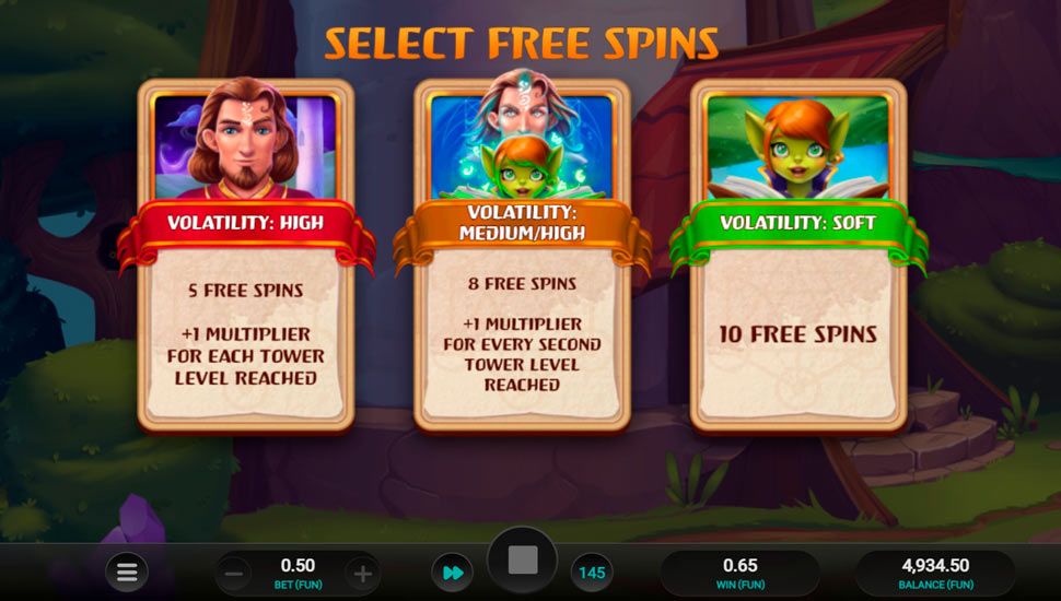 Tower tumble slot - Free Spins