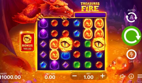 Treasures of Fire Scatter Pays