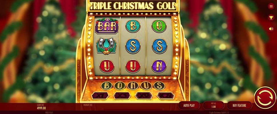 Triple Christmas Gold slot mobile
