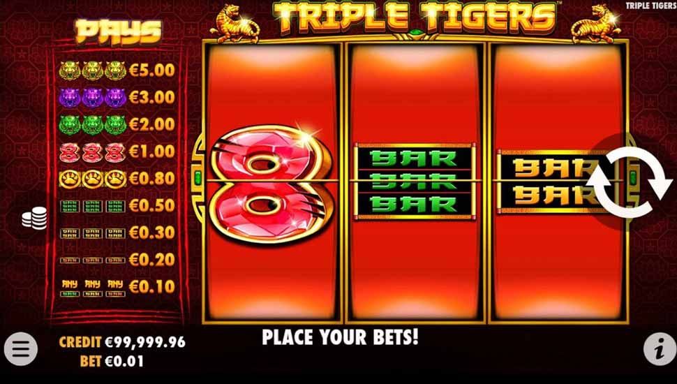 Triple Tigers slot mobile