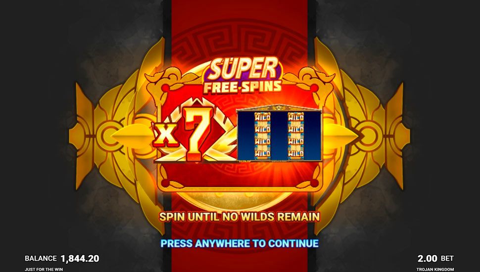 Trojan Kingdom slot Super Free Spins