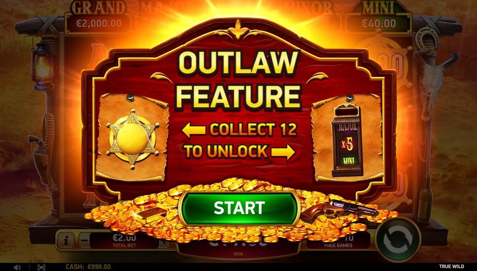 True Wild slot Outlaw