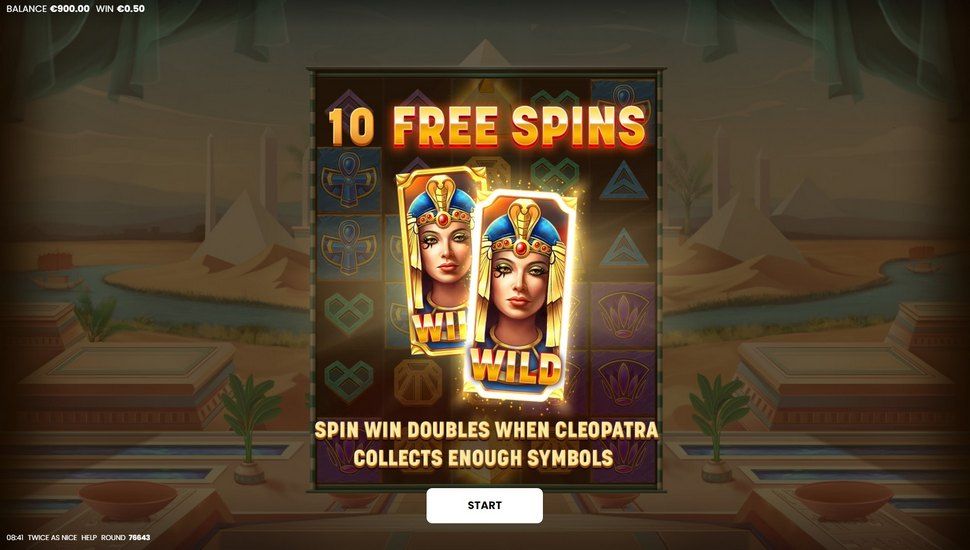 Twice as Nice Slot - Free Spins