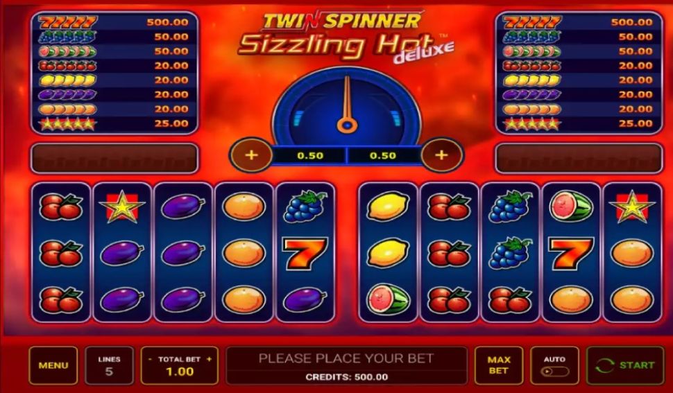 Twin Spinner Sizzling Hot Deluxe
