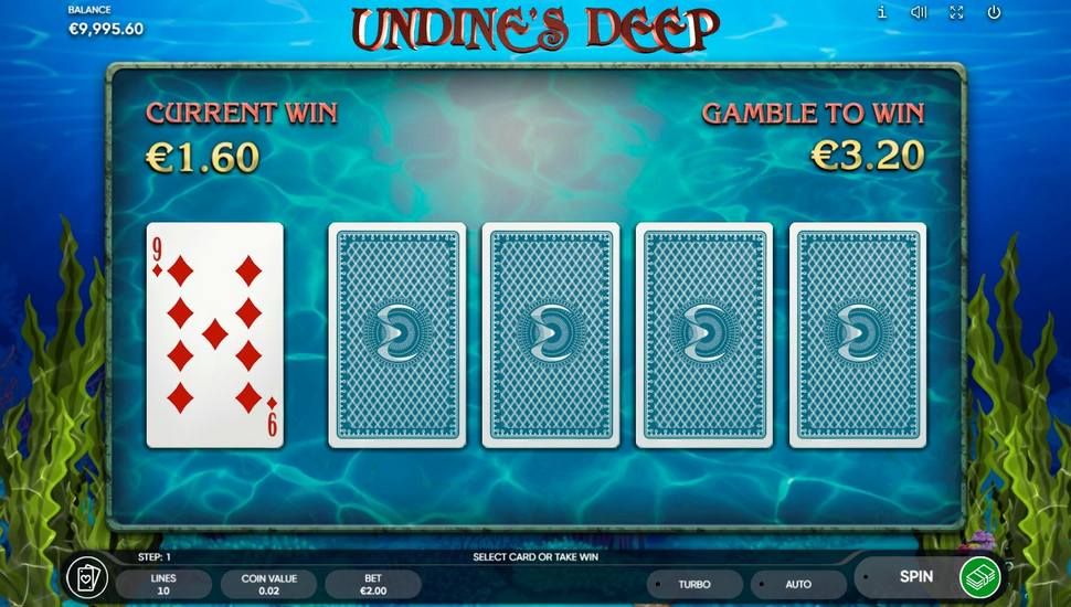 Undine's Deep Slot - Gamble Feature