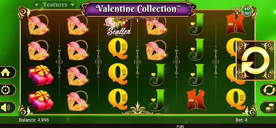 Valentine Collection 40 Lines slot mobile