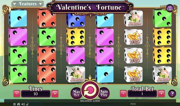 Valentine’s Fortune Dice