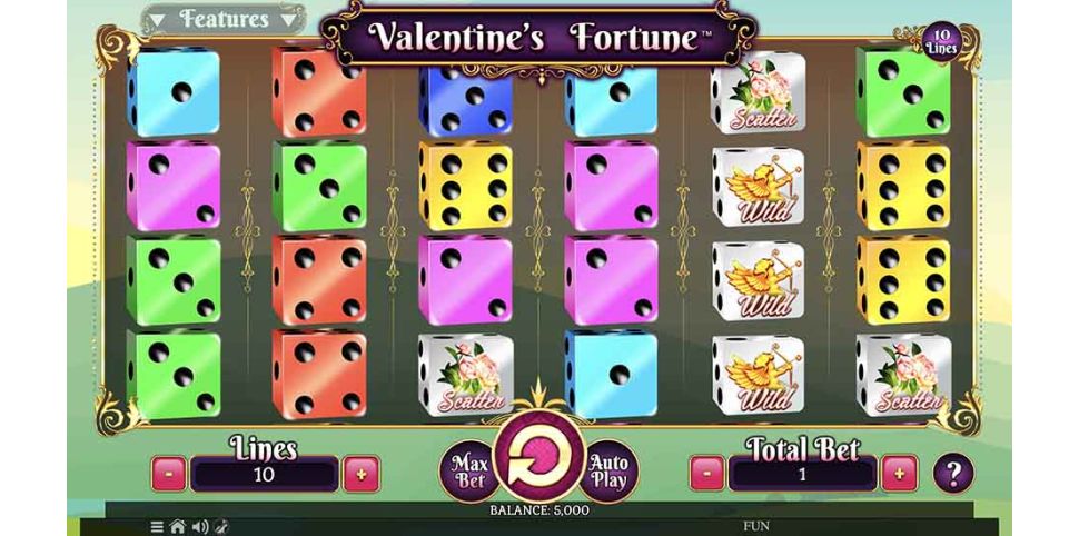 Valentine’s Fortune Dice
