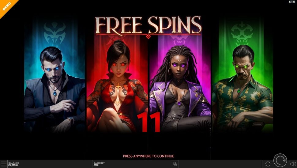 Vampire Riches DoubleMax slot Free spins