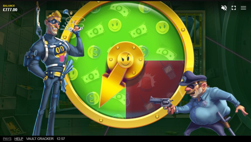 Vault Cracker Bonus Feature second chance