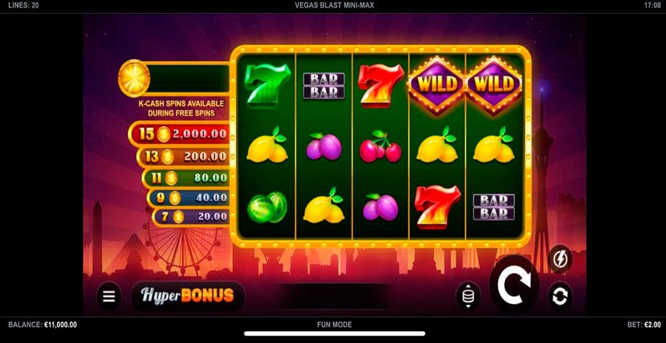 Vegas Blast Mini-Max slot mobile