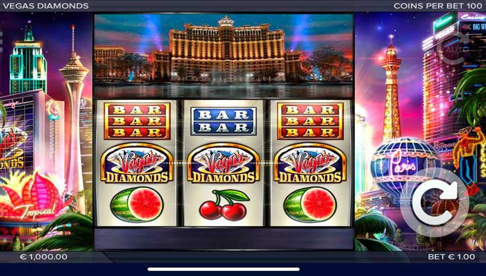Vegas diamonds slot mobile