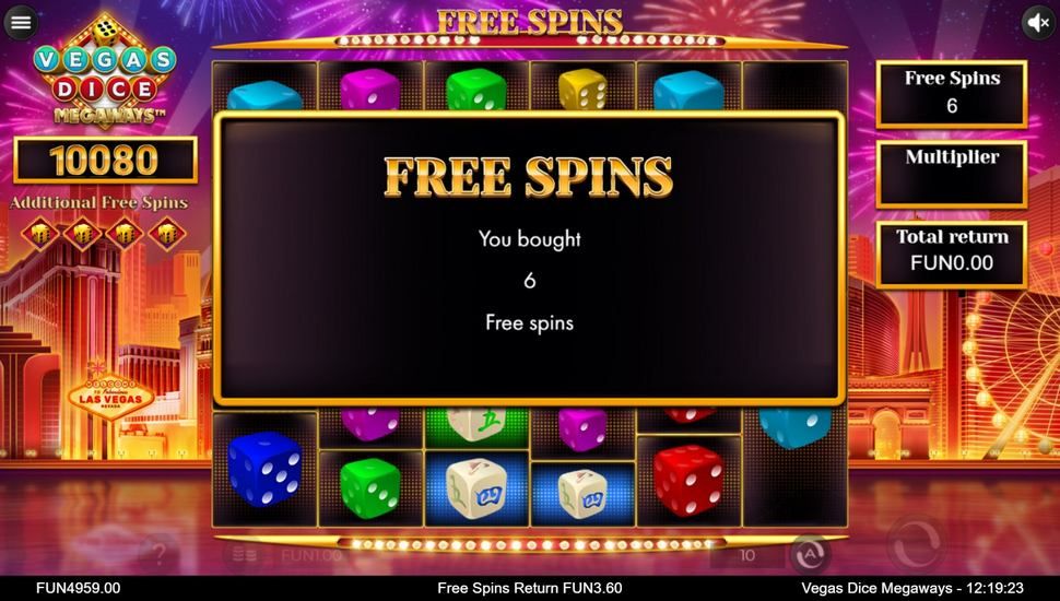 Vegas Dice Megaways Slot - Buy Free Spins