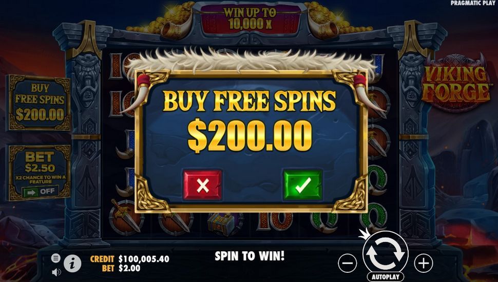 Viking Forge slot buy free spins