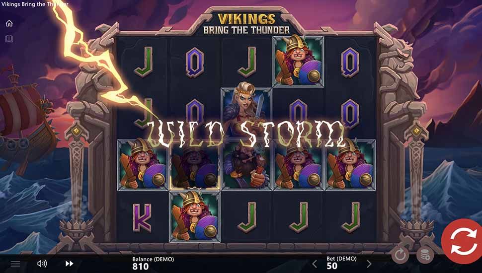 Vikings Bring The Thunder slot Wild Storm