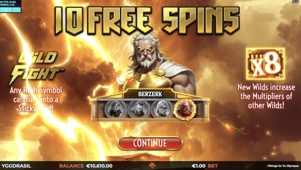 Vikings Go To Olympus slot Free Spins