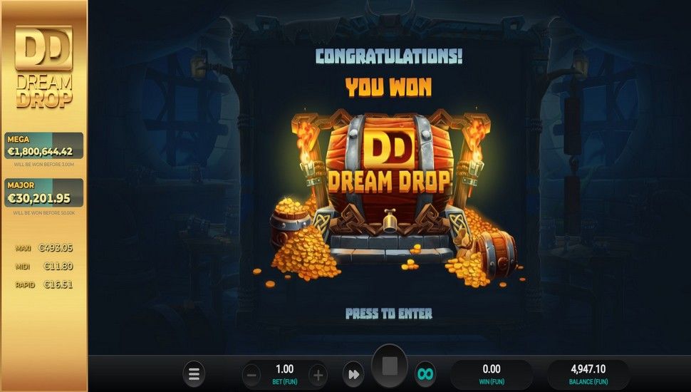 Volatile Vikings 2 Dream Drop Slot - Dream Drop Feature