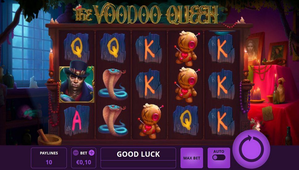 Voodoo Queen slot gameplay