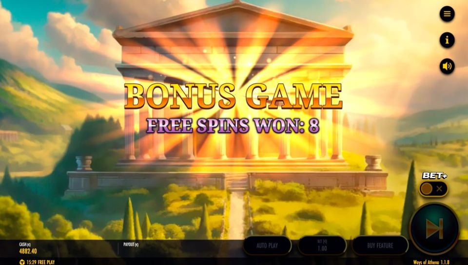 Ways of Athena Slot free spins