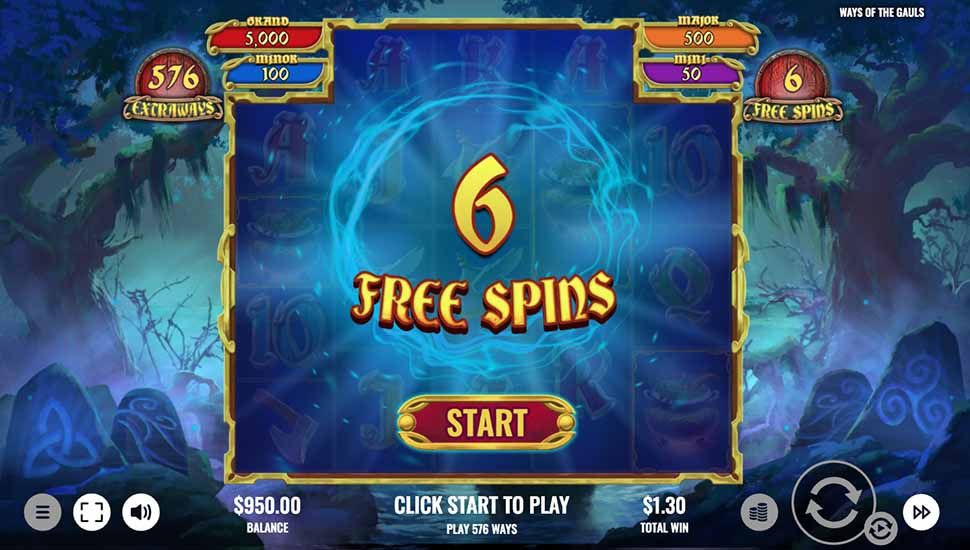 Ways of the Gauls slot free spins
