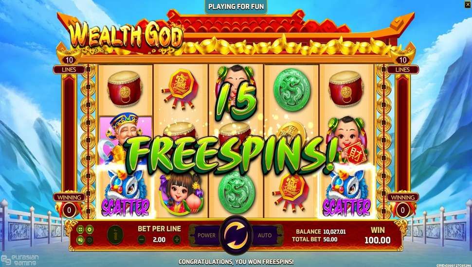 Wealth God Slot - Free Spins