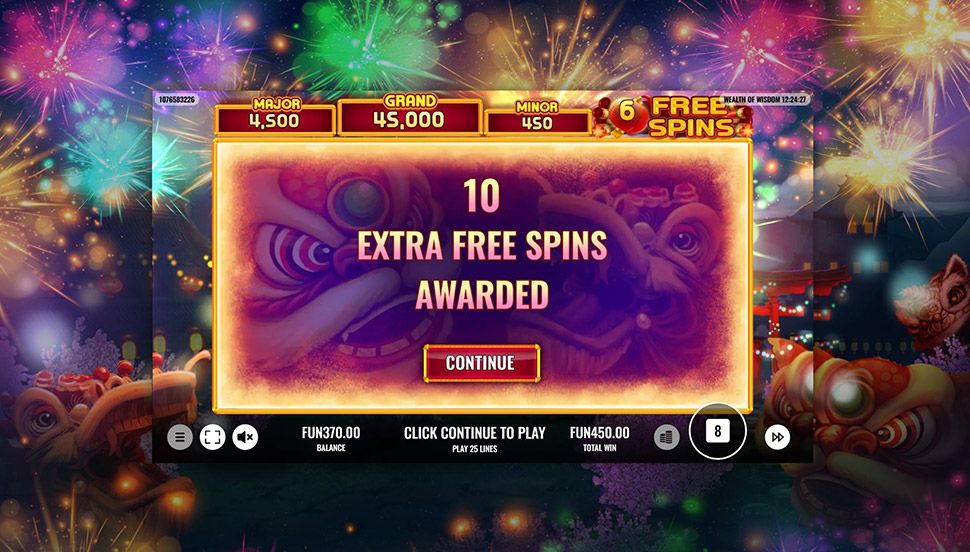 Wealth of Wisdom Slot - free spins