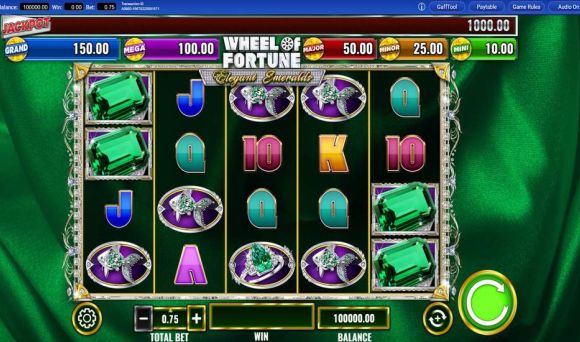 Wheel of Fortune Elegant Emeralds