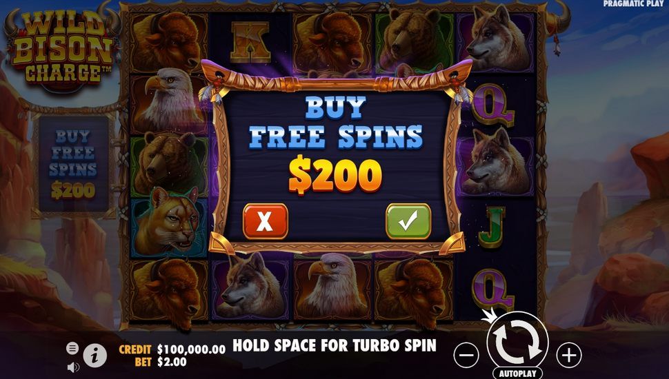 Wild bison charge slot buy bonus