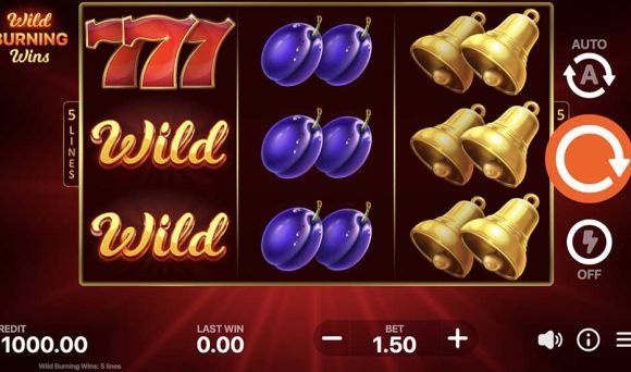 Wild Burning Wins: 5 lines